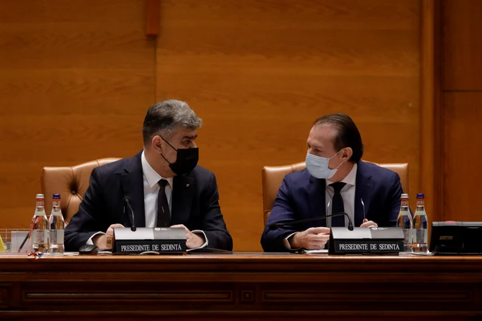 Marcel Ciolacu și Florin Cîțu, neînțelegeri pe tema bugetului pe 2022