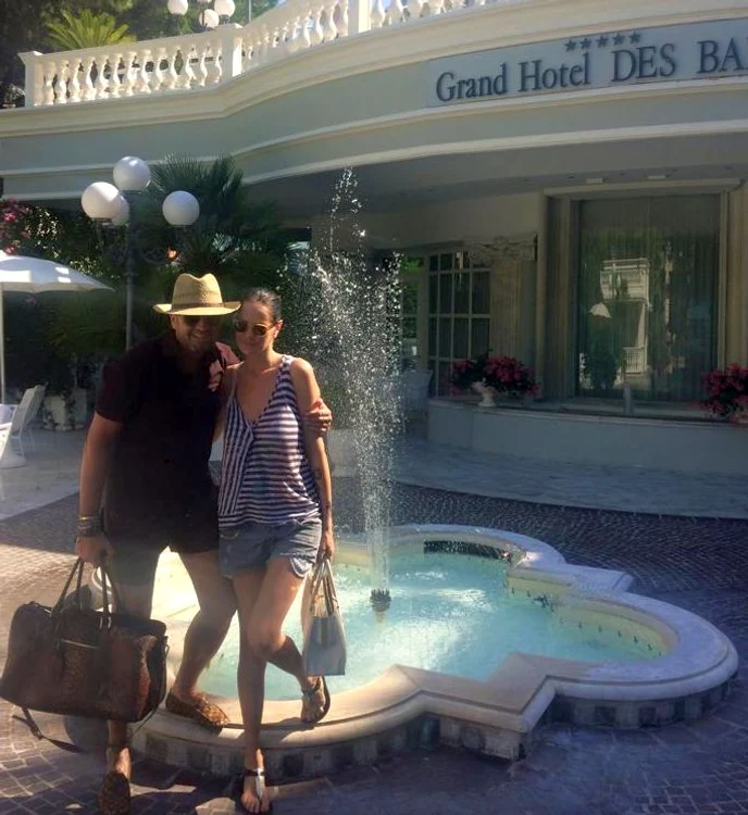 Cătălin Botezatu şi Diana Cordeanu, în Italiafoto: arhiva personală