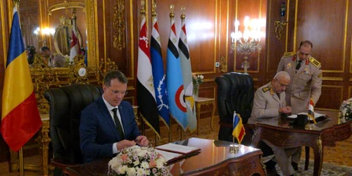 mosteanu, la Semnarea Memorandumului de Înțelegere cu Republica Arabă Egipt foto facebook png