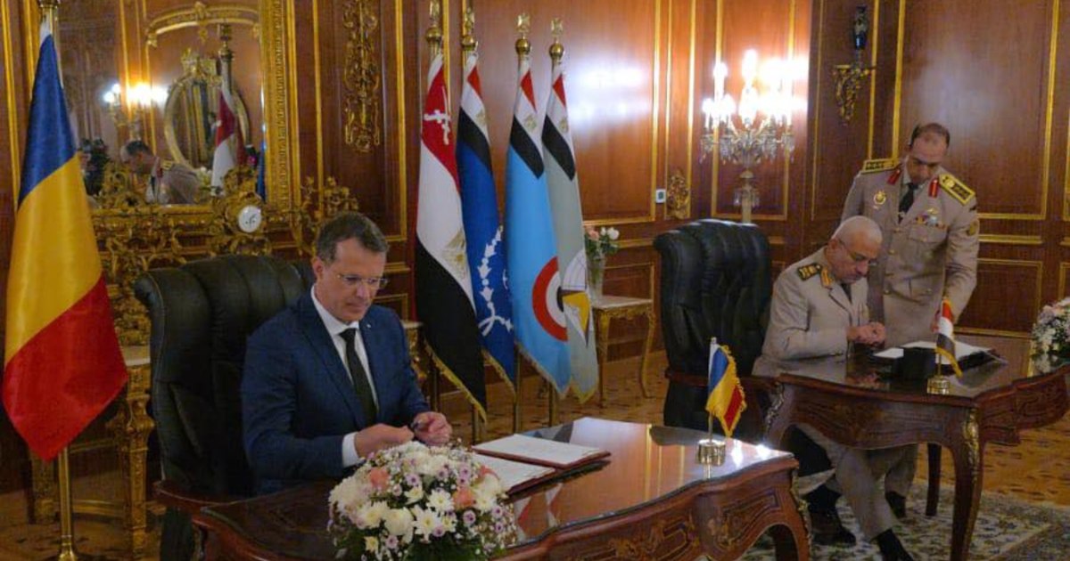 Ministrul Apărării a semnat Memorandumul de Înțelegere privind cooperarea militară între România şi Egipt
