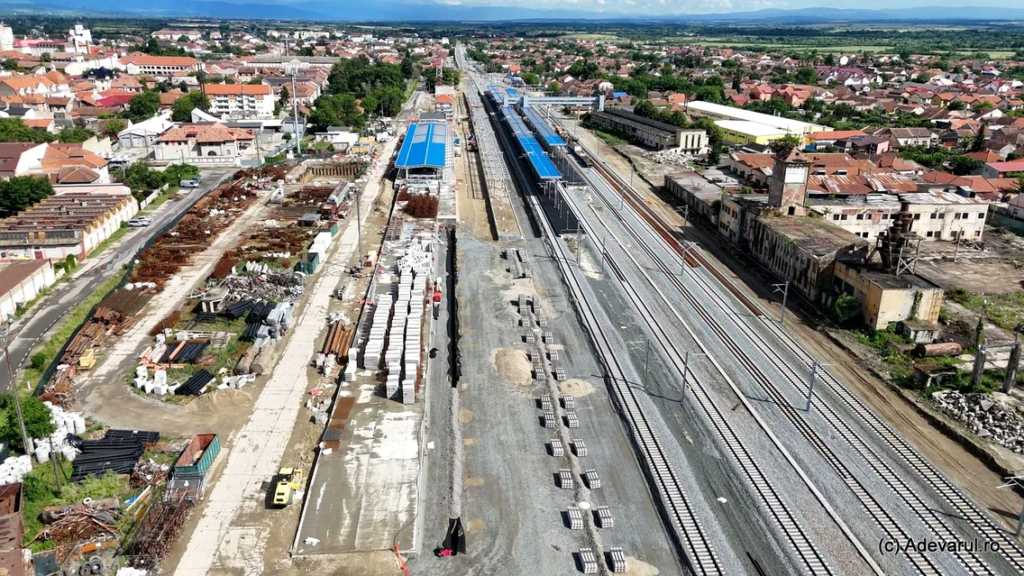 Gara Lugoj in șantier  Foto Daniel Guță  ADEVĂRUL (4) jpg