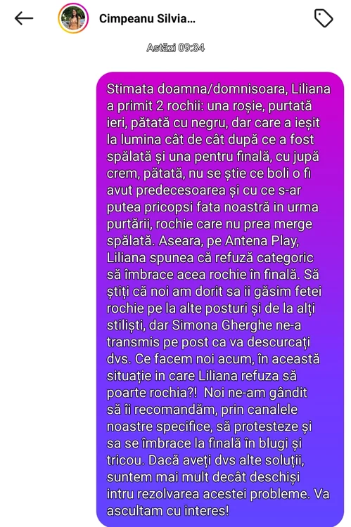Mesajul trimis de Viperele Vesele