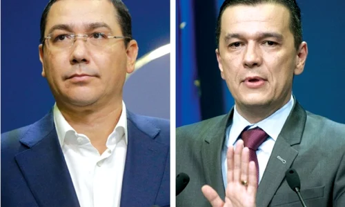 Victor Ponta Sorin Grindeanu FOTO: colaj Adevărul