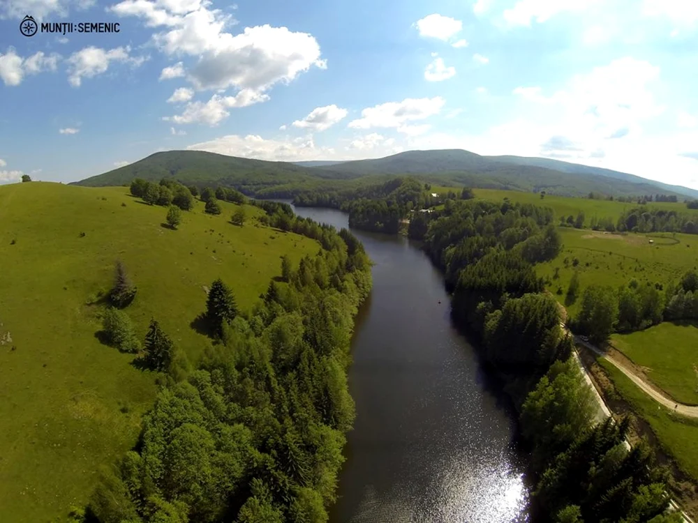 Imagini aeriene din Munţii Banatului FOTO Facebook/Muntii Semenic