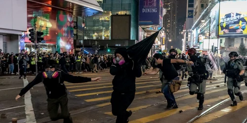 Proteste la Hong Kong şi ciocniri cu poliţia FOTO Guliver / Getty Images