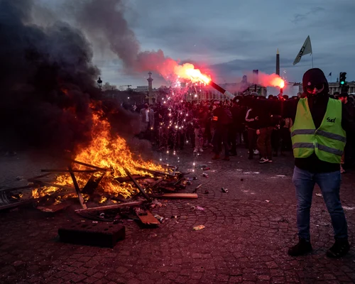 Protest in Franta FOTO Profimedia jpg