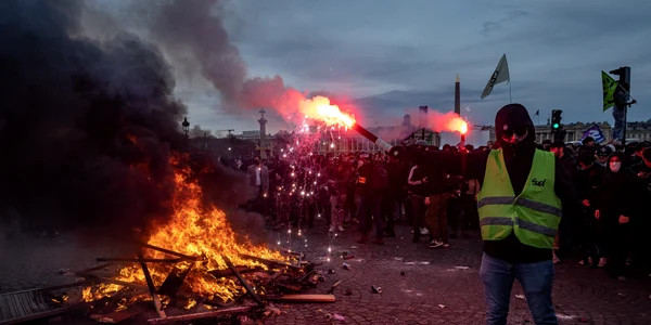 Protest in Franta FOTO Profimedia jpg