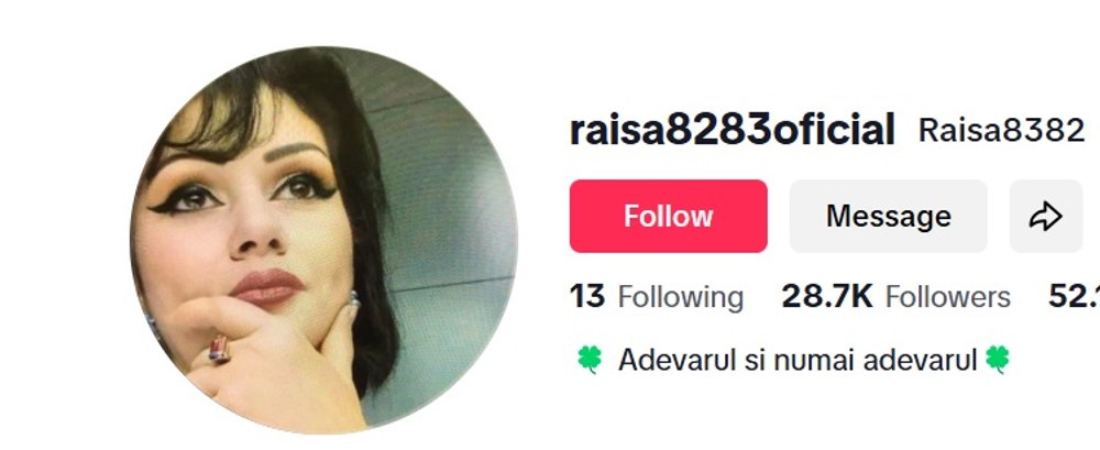 Ministerul Apărării Naţionale spune adevărul despre contul de TikTok „raisa 8283”: „Nu figurează ca militar în rezervă”