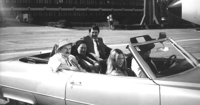 Amza Pellea, Draga Olteanu Matei și Sebastian Papaiani, adică nea Mărin, Veta și Gogufoto: cinemagia.ro