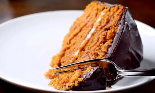 tort de dovleac cu crema de branza si ganache de ciocolata jpeg
