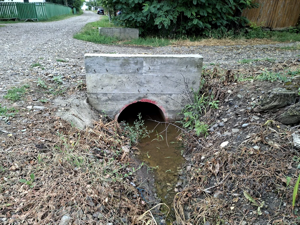 Multe șanțuri au rămas necurățate și blochează scurgerea apei FOTO Cosmin Zamfirache