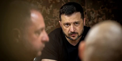 Volodimir Zelenski ședință Sumi FOTO Profimedia jpg