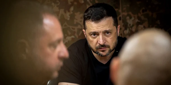 Volodimir Zelenski   ședință Sumi FOTO Profimedia jpg