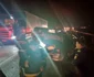 Accident rutier cu două victime din cele şapte persoane implicate pe Viaductul Cârligul Mic de pe Valea Oltului în Vâlcea Foto ISU Vâlcea