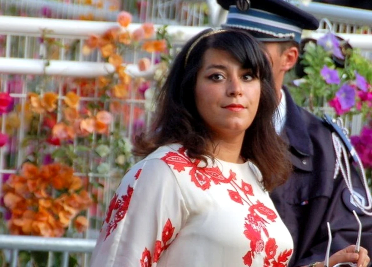 Marjane Satrapi, la Festivalul de la Cannes, în 2008 (© Georges Bird / Wikimedia Commons)