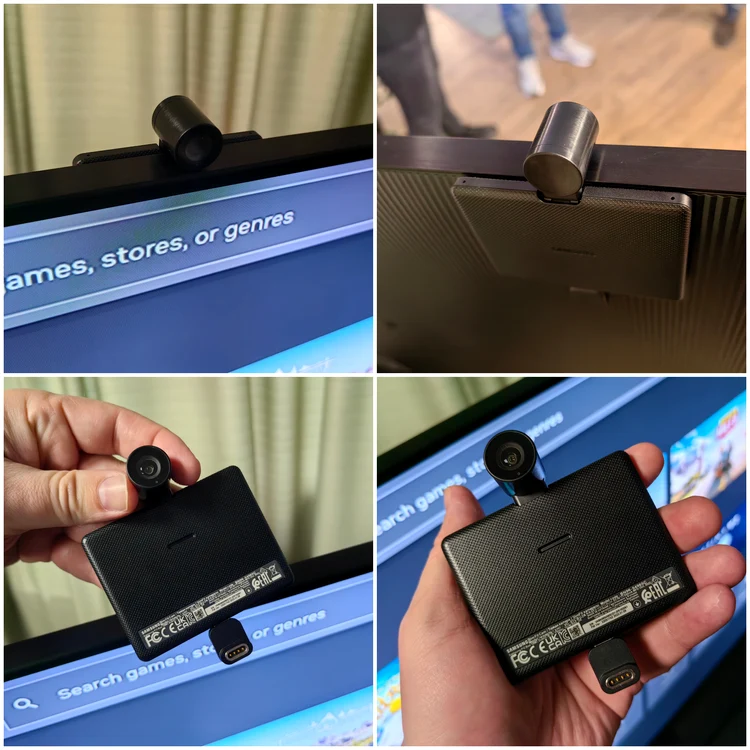 Camera pe Samsung Neo QLED 4K QN95C. FOTO Adrian Pogîngeanu