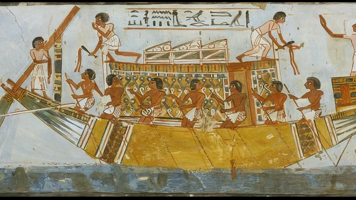 O barcă de agrement egipteană veche a fost descoperită în largul Alexandriei/FOTO: Commons Wikimedia