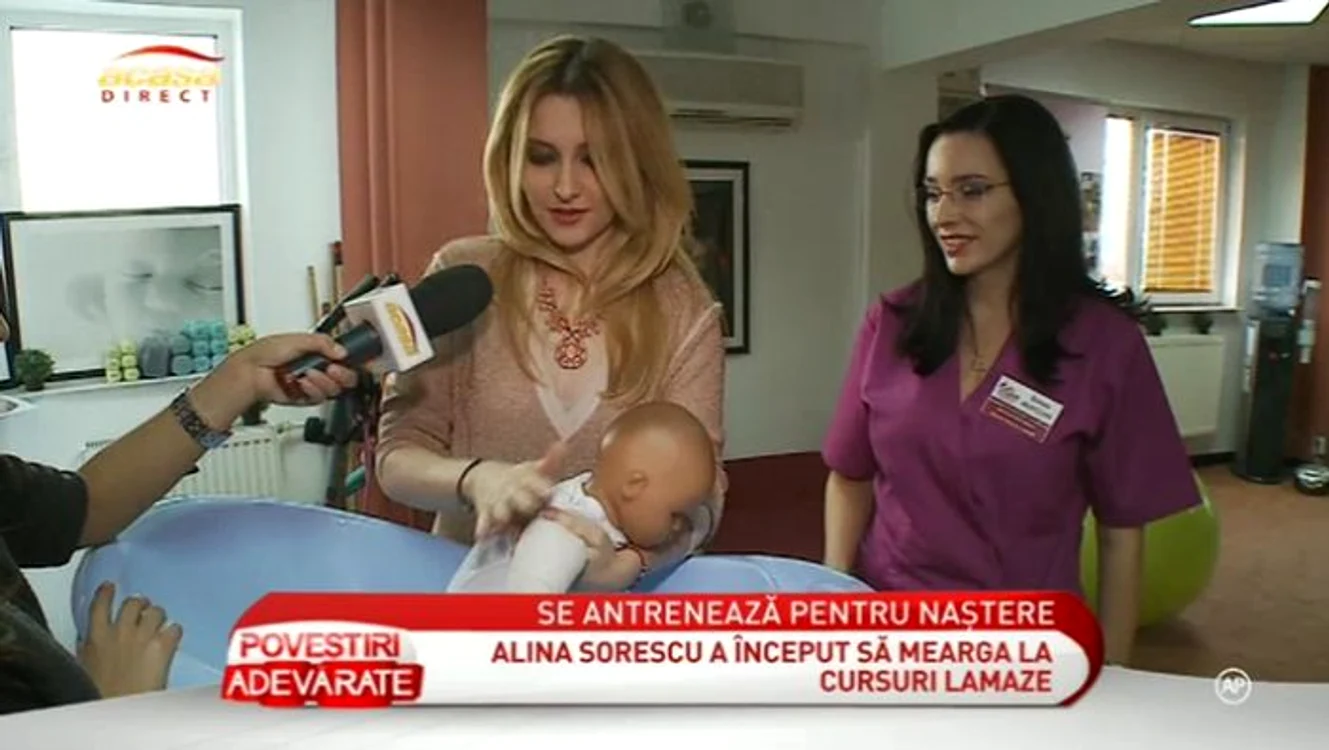 Alina Sorescu vrea să nască natural