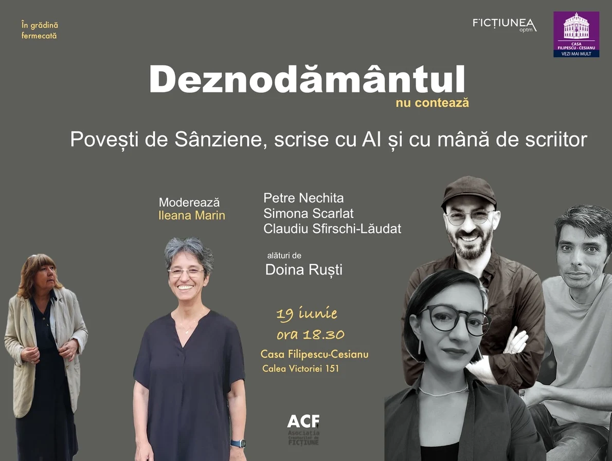 Reîncep serile literare de la Casa Filipescu-Cesianu