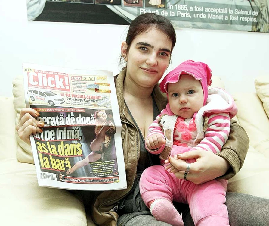 Maria Ailoaei a câştigat 300 de lei cu ziarul preferatFoto: Click!