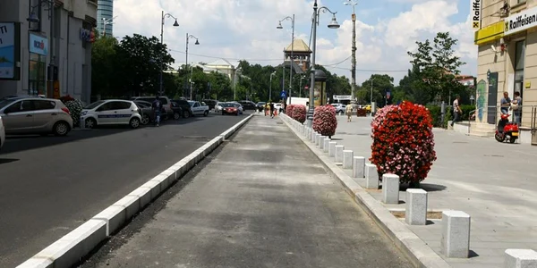 poza pista biciclete victoriei