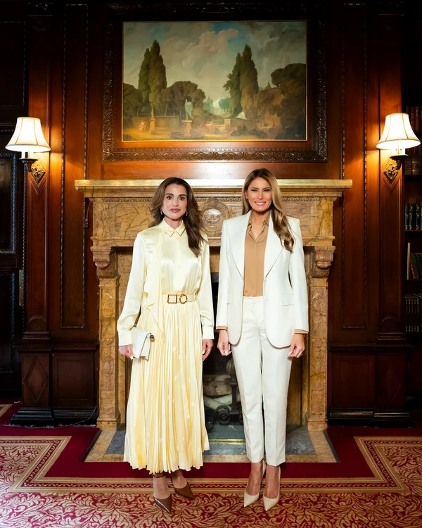 Regina Rania și Melania Trump la întâlnirea ONU de la New York Instagram jpg