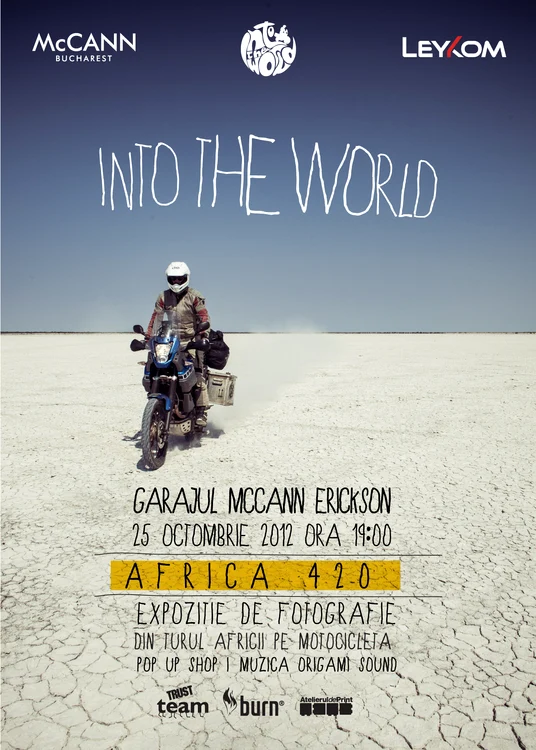 
    Posterul evenimentului INTO THE WORLD!  