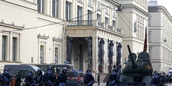 Pregatiri inainte de parada de 9 mai de la Moscova FOTO EPA EFE jpg