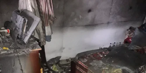 Incendiu carbonizare la Ghindăreşti - Constanţa Sursa SAJ Constanţa