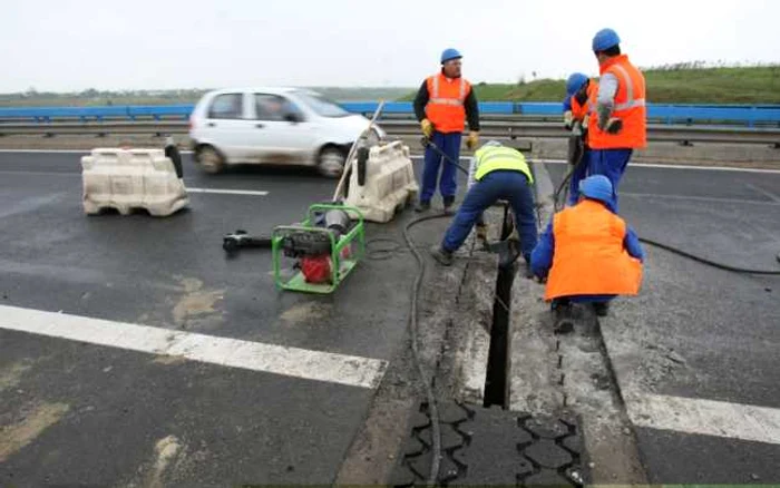 Lucrări pe A2 Foto: Adevărul