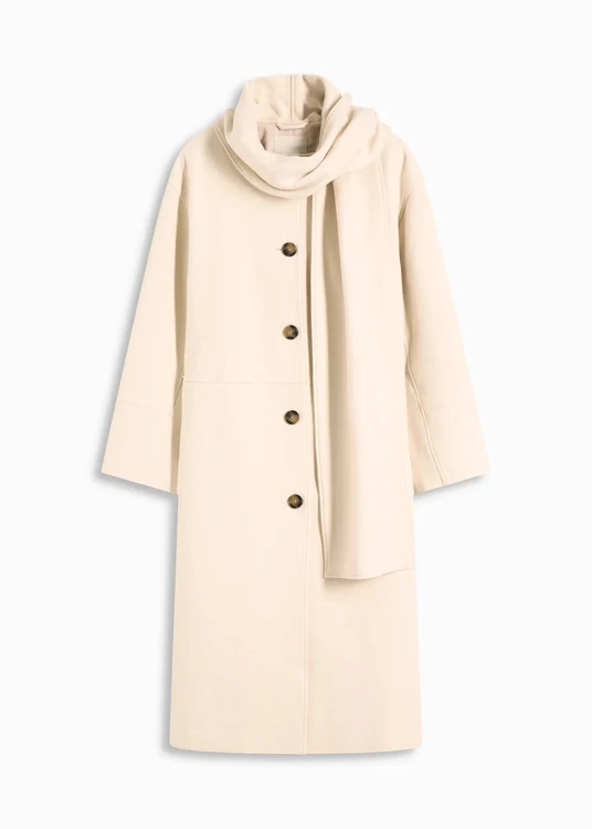 Palton oversize cu două buzunare discrete în cusături, BONPRIX, 419,90 de lei
