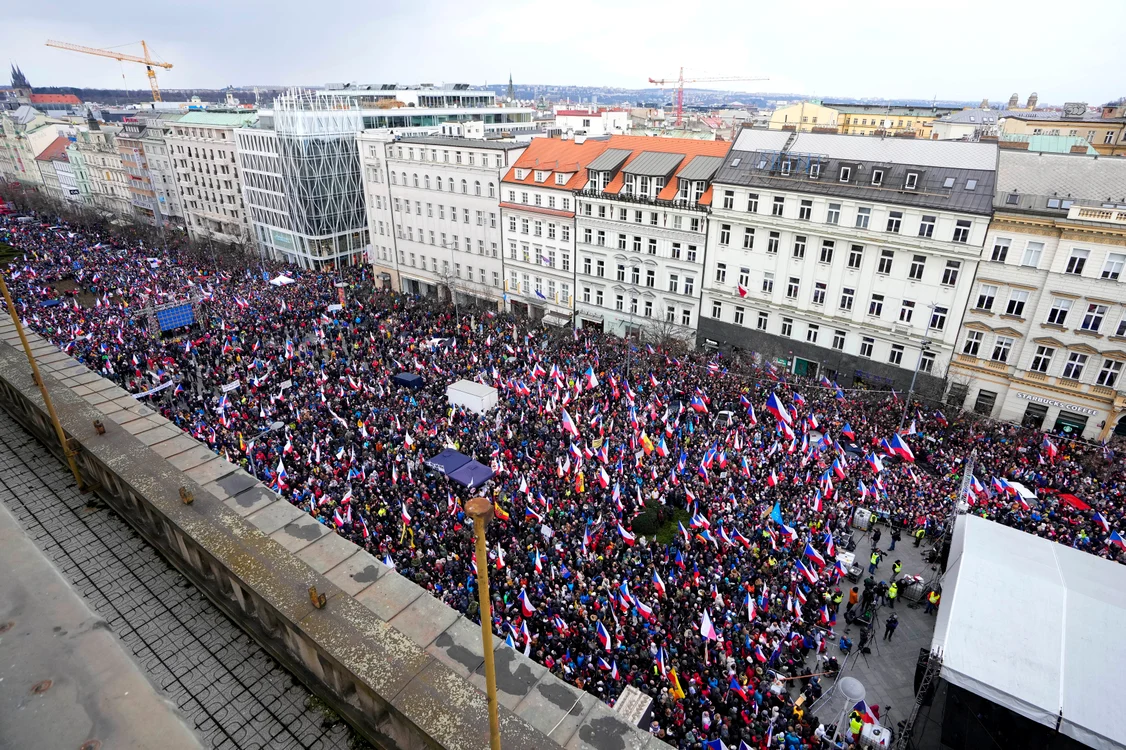 Protest în Cehia FOTO Profimedia