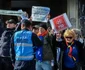 Protestatari la Congresul PSD la Săla Palatului în 10 martie 2018 FOTO Mediafax / Alexandra Pandrea