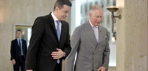 Întâlnire Prinţul Charles - Sorin Grindeanu / 30 mar 2017/ FOTO Mediafax / Alexandru Dobre