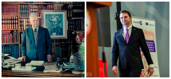 Dimitrie Leonida ( stânga), Sebastian Burduja (dreapta)