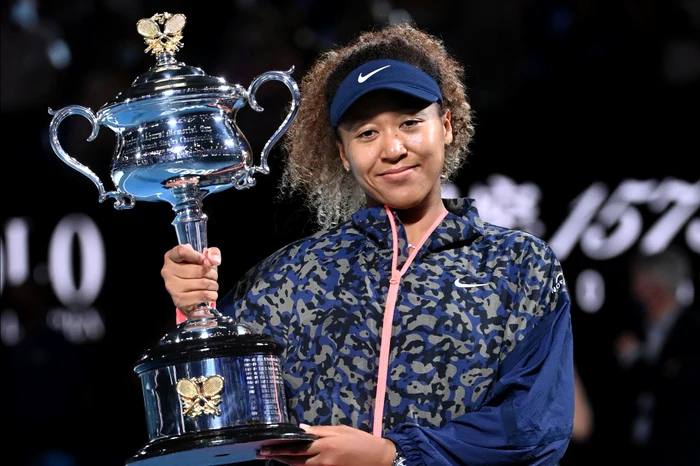 Naomi Osaka a câștigat patru trofee la ultimele opt turnee de grand slam la care a participatFoto: EPA-EFE