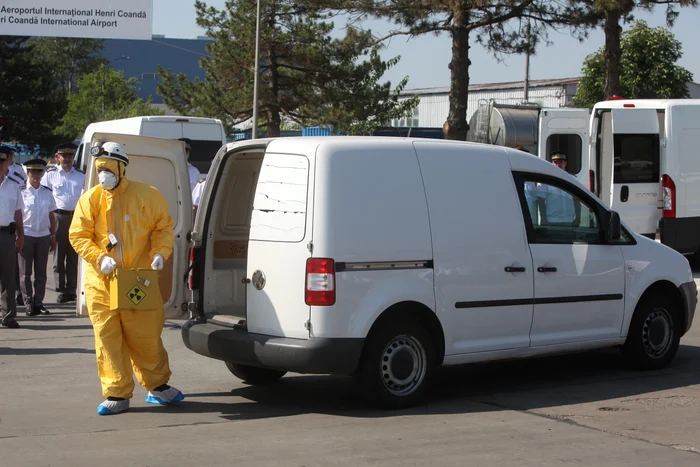 Coletul e transportat la Institutul de Fizică și Inginerie Nucleară de la Măgurele
