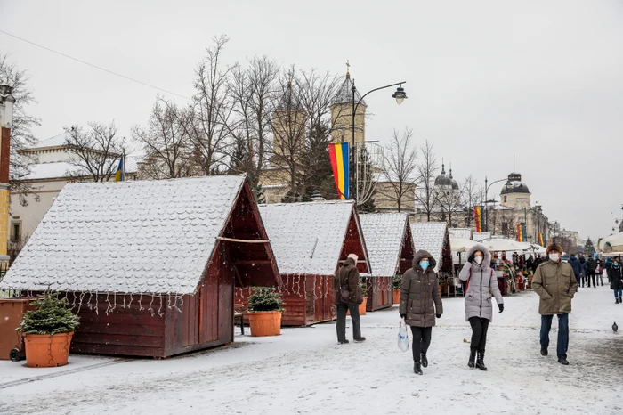 Prima zapada din iarna 2020-2021 la Iasi, 8 decembrie 2020Inquam Photos / Liviu Chirică