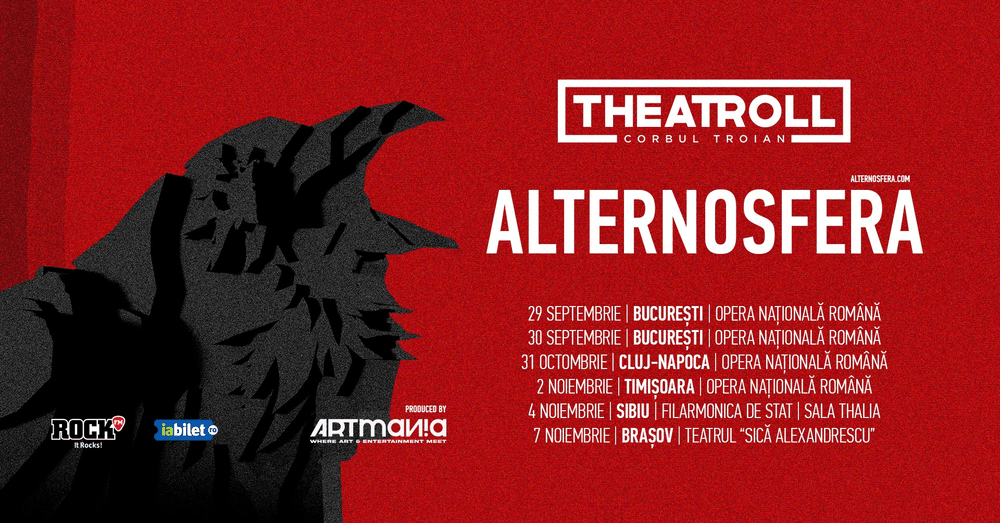 Alternosfera lansează seria de concerte Theatroll | Corbul Troian în România și Republica Moldova VIDEO