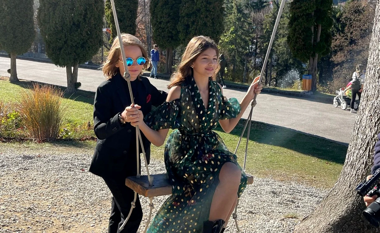 David Dobrincu a filmat noul videoclip împreună cu o puștoaică manechin, Alessia Maria Stoica