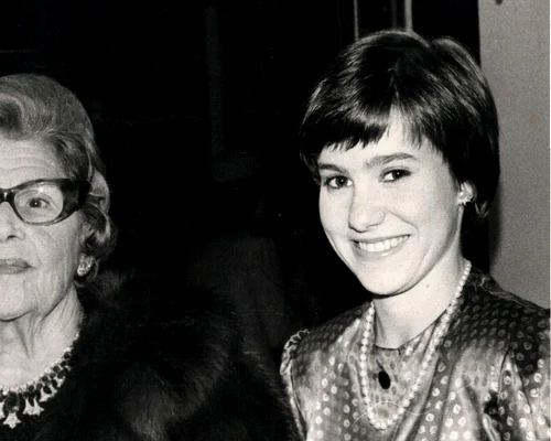 Elvira Popescu si Antoinette Juvet Mir nepoata sa 06 FOTO arhiva personala Antoinette Juvet Mir jpg