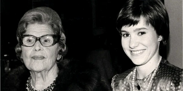 Elvira Popescu si Antoinette Juvet Mir nepoata sa 06 FOTO arhiva personala Antoinette Juvet Mir jpg