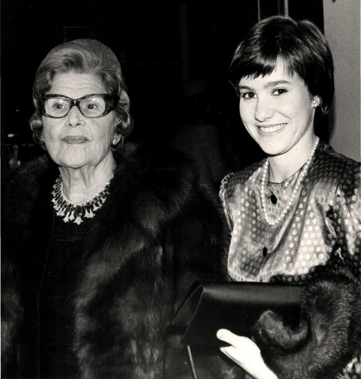 Elvira Popescu și Antoinette Juvet-Mir, nepoata sa FOTO arhiva personală