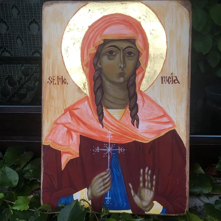 Sfânta Lucia, fecioaraicoană de Sorin Vintzeanu