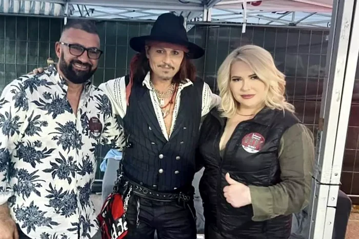 Clejanii și Johnny Depp / foto: social media