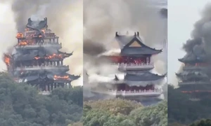templu din china distrus de flacari foto x jpg