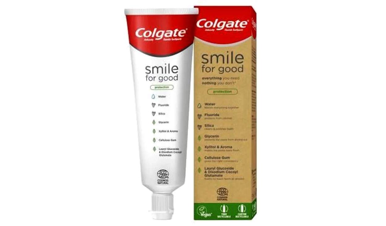 Premieră: Colgate a lansat tubul de pastă de dinți din material reciclabil