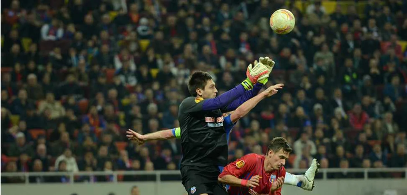 Ciprian Tătăruşanu, portar Steaua FOTO Adevărul