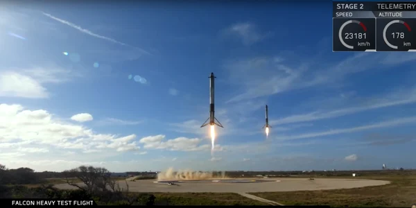aterizare falcon 9 tandem