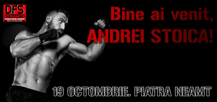 
    Gala Dynamite Fighting Show de pe 19 octombrie va avea loc la Sala Polivalentă din Piatra Neamț. Cătălin Moroșanu va lupta în main-event, toate confruntările urmând să fie anunțate în perioada imediat următoare.Foto: Click!  